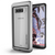 Galaxy Note 8, Ghostek Atomic Slim Galaxy Note 8 Case Shockproof Impact Hybrid Modern Design  | Silver (Color in image: Silver)