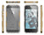 iPhone SE/5S/5 Case Ghostek® Cloak Gold Slim | Tempered Glass | Lifetime Warranty Exchange (Color in image: pink)