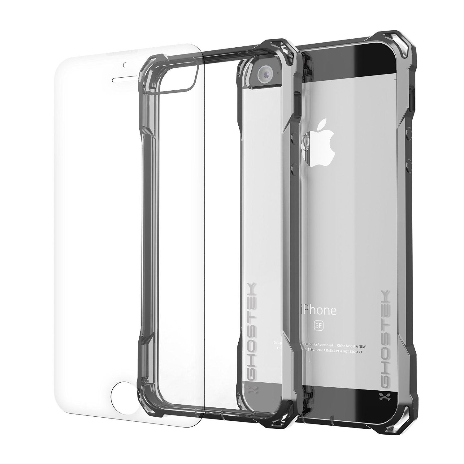 iPhone SE Case, Ghostek® Covert Space Grey, Premium Impact Protective | Lifetime Warranty Exchange (Color in image: space grey)