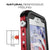 iPhone 8+ Plus Waterproof Case, Ghostek® Atomic 3.0 Red Series | Underwater | Touch-ID (Color in image: Pink)