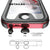 iPhone SE Waterproof Case, Ghostek® Atomic 3.0 Teal Series for Apple iPhone 5, 5S & SE (Color in image: Red)