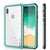 iPhone X Case, PUNKCase [CRYSTAL SERIES] Protective IP68 Certified Cover W/ Attached Screen Protector [TEAL] (Color in image: Teal)