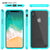 iPhone X Case, PUNKcase [LUCID 2.0 Series] [Slim Fit] Armor Cover W/Integrated Anti-Shock System & Tempered Glass PUNKSHIELD Screen Protector [Teal] (Color in image: Clear)