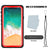 iPhone X Case, Punkcase [Extreme Series] [Slim Fit] [IP68 Certified] [Shockproof] [Snowproof] [Dirproof] Armor Cover W/ Built In Screen Protector for Apple iPhone 10 [Red] 