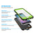 Galaxy S6 Waterproof Case, Punkcase SpikeStar Light Green Water/Shock/Dirt Proof | Lifetime Warranty (Color in image: white)