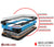 Galaxy Note 5 Waterproof Case, Punkcase StudStar Light Blue Shock/Dirt Proof | Lifetime Warranty (Color in image: pink)