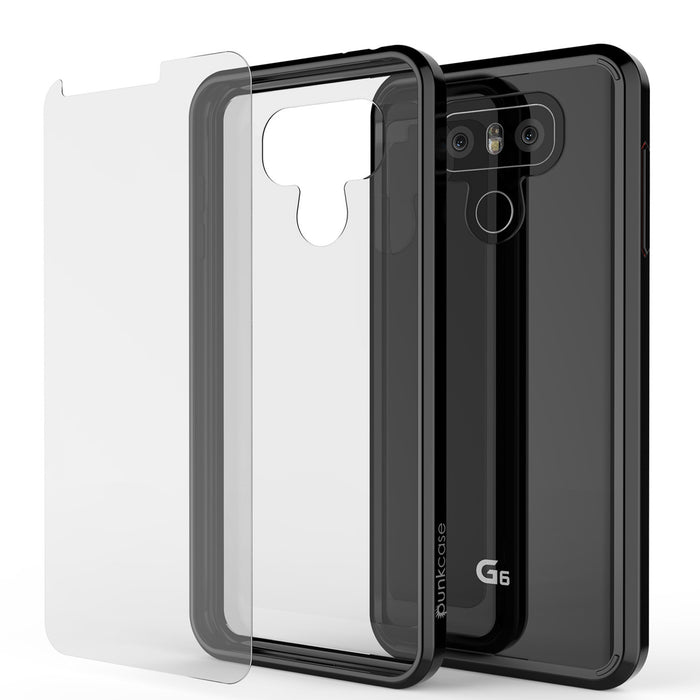 LG G6 Case Punkcase® LUCID 2.0 Black Series w/ PUNK SHIELD Screen Protector | Ultra Fit (Color in image: clear)