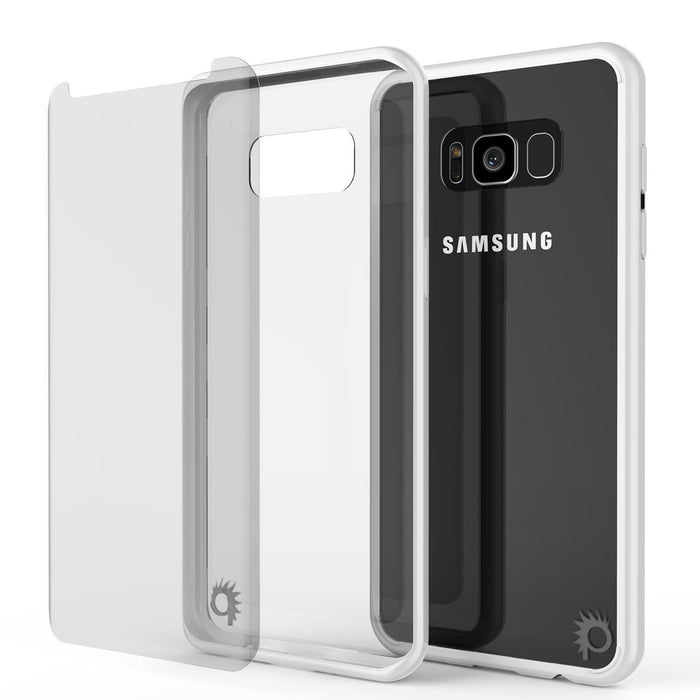 S8 Plus Case Punkcase® LUCID 2.0 White Series w/ PUNK SHIELD Screen Protector | Ultra Fit (Color in image: black)