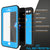 iPhone 7 Waterproof IP68 Case, Punkcase [Light Blue] [StudStar Series] [Slim Fit] [Dirt/Snow Proof] (Color in image: teal)