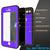 iPhone 8 Waterproof Case, Punkcase [Purple] [StudStar Series] [Slim Fit][IP68 Certified]  [Dirtproof] [Snowproof] (Color in image: black)