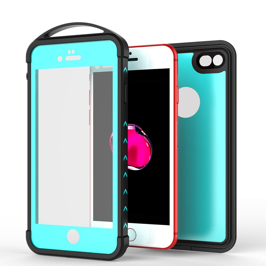 iPhone SE (4.7") Waterproof Case, Punkcase ALPINE Series, Teal | Heavy Duty Armor Cover (Color in image: black)