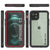 iPhone 13  Waterproof Case, Punkcase [Extreme Series] Armor Cover W/ Built In Screen Protector [Red] (Color in image: Teal)