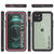 iPhone 13 Mini  Waterproof Case, Punkcase [Extreme Series] Armor Cover W/ Built In Screen Protector [Pink] (Color in image: Red)