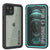 iPhone 13 Mini  Waterproof Case, Punkcase [Extreme Series] Armor Cover W/ Built In Screen Protector [Teal] (Color in image: Teal)
