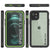 iPhone 13 Mini  Waterproof Case, Punkcase [Extreme Series] Armor Cover W/ Built In Screen Protector [Light Green] (Color in image: Red)