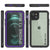 iPhone 13 Mini  Waterproof Case, Punkcase [Extreme Series] Armor Cover W/ Built In Screen Protector [Purple] (Color in image: Red)