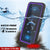 iPhone 13 Pro Max  Waterproof Case, Punkcase [Extreme Series] Armor Cover W/ Built In Screen Protector [Purple] (Color in image: Light Blue)