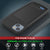 iPhone 14 Plus Battery Case, PunkJuice 4800mAH Fast Charging Power Bank W/ Screen Protector | [Black] 