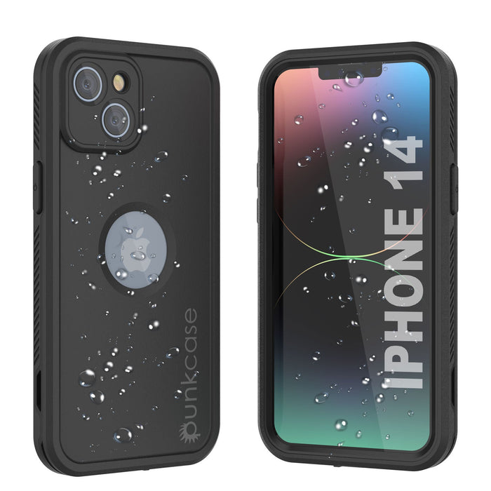 Punkcase iPhone 14 Waterproof Case [Aqua Extreme Series] Armor Cover [Black]