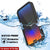 iPhone 14 Pro Max Waterproof IP68 Case, Punkcase [Clear] [StudStar Series] [Slim Fit] [Dirtproof]