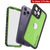 iPhone 14 Pro Max Waterproof IP68 Case, Punkcase [Light green] [StudStar Series] [Slim Fit] [Dirtproof]