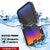 iPhone 14 Pro Waterproof IP68 Case, Punkcase [White] [StudStar Series] [Slim Fit] [Dirtproof]