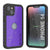 iPhone 14 Waterproof IP68 Case, Punkcase [Purple] [StudStar Series] [Slim Fit] [Dirtproof]