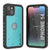 iPhone 14 Waterproof IP68 Case, Punkcase [Teal] [StudStar Series] [Slim Fit]