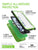iPhone 6S/6 Waterproof Case, Ghostek® Nautical Green Series| Underwater | Aluminum Frame | Ultra Fit (Color in image: White)
