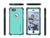 iPhone 6S/6 Waterproof Case, Ghostek® Nautical Teal Series| Underwater | Aluminum Frame | Ultra Fit (Color in image: Black)