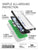 iPhone 6S/6 Waterproof Case, Ghostek® Nautical White Series| Underwater | Aluminum Frame | Ultra Fit (Color in image: Green)