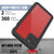 iPhone 11 Pro Max Waterproof IP68 Case, Punkcase [Red] [StudStar Series] [Slim Fit] (Color in image: pink)