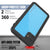 iPhone 11 Waterproof IP68 Case, Punkcase [Light blue] [StudStar Series] [Slim Fit] [Dirtproof] (Color in image: teal)