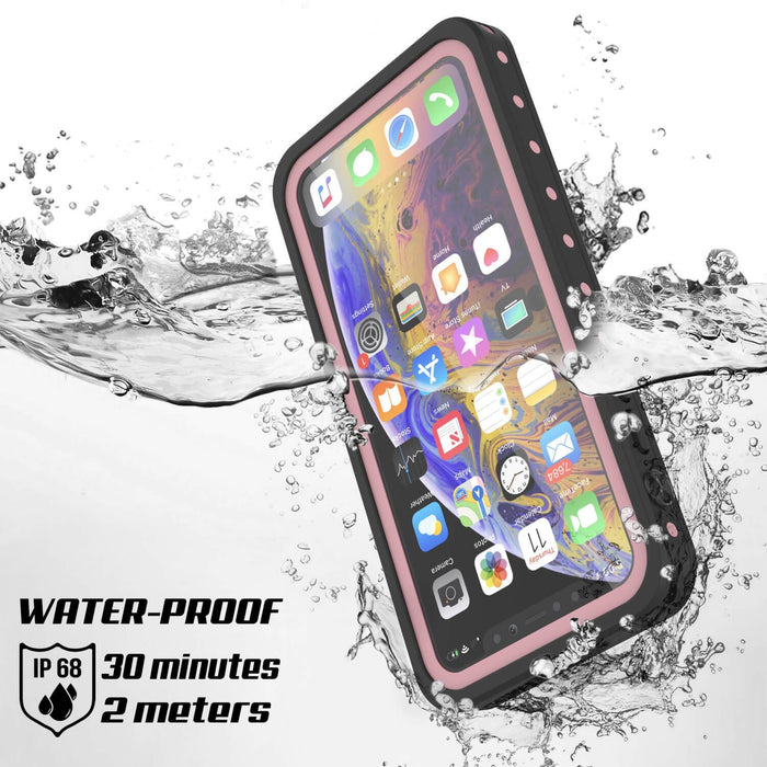 iPhone 11 Waterproof IP68 Case, Punkcase [Pink] [StudStar Series] [Slim Fit] [Dirtproof] (Color in image: teal)
