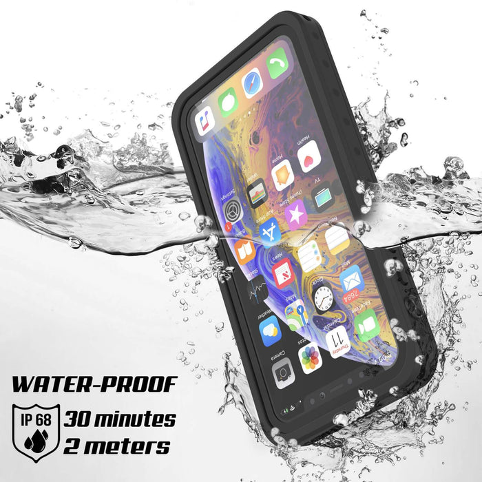 iPhone 11 Waterproof IP68 Case, Punkcase [Clear] [StudStar Series] [Slim Fit] [Dirtproof] (Color in image: white)