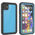iPhone 11 Waterproof IP68 Case, Punkcase [Light blue] [StudStar Series] [Slim Fit] [Dirtproof] (Color in image: light blue)