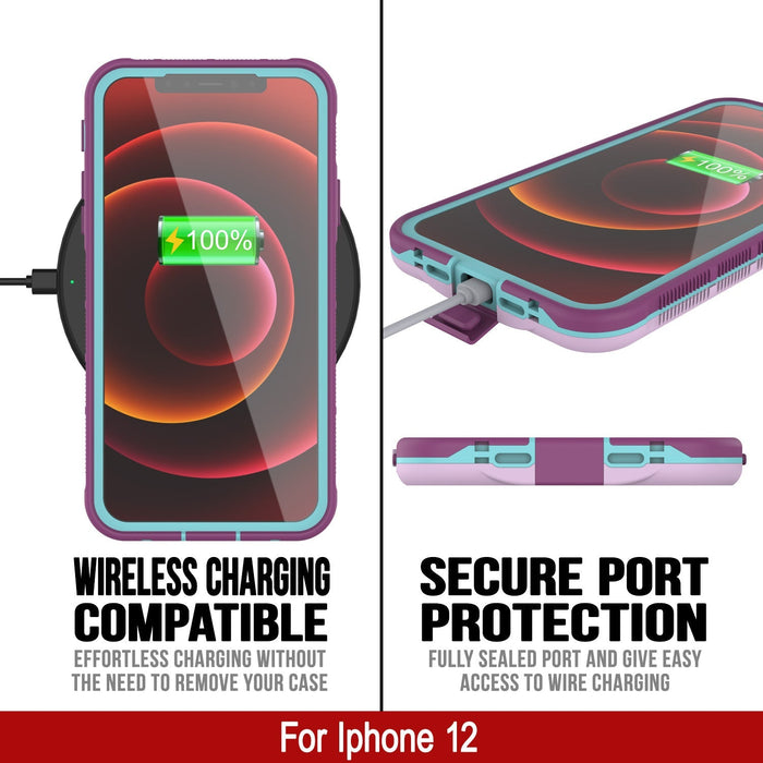  a in a 4 ri WIRELESS CHARGING COMPATIBLE EFFORTLESS CHARGING WITHOUT THE NEED TO REMOVE YOUR CASE SECURE PORT PROTECTION FULLY SEALED PORT AND GIVE EASY ACCESS TO WIRE CHARGING For Iphone 12 