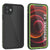 Punkcase iPhone 13 Waterproof Case [Aqua Series] Armor Cover [Black] (Color in image: Black)