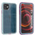 Punkcase iPhone 13 Waterproof Case [Aqua Series] Armor Cover [Clear Blue] [Clear Back] (Color in image: Clear Blue)