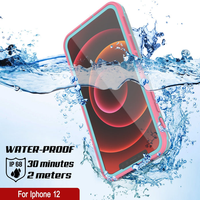 WATER-PROOF ie P68 30 minutes ° (Color in image: Clear Blue)