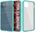 iPhone 12 Mini Case Punkcase® LUCID 2.0 Teal Series w/ PUNK SHIELD Screen Protector | Ultra Fit (Color in image: teal)