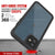 iPhone 12 Mini Waterproof IP68 Case, Punkcase [Clear] [StudStar Series] [Slim Fit] [Dirtproof] (Color in image: Pink)