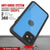 iPhone 12 Mini Waterproof IP68 Case, Punkcase [Light blue] [StudStar Series] [Slim Fit] [Dirtproof] (Color in image: Purple)