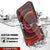 iPhone 12 Mini Waterproof IP68 Case, Punkcase [Red] [StudStar Series] [Slim Fit] (Color in image: White)