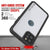 iPhone 12 Pro Max Waterproof IP68 Case, Punkcase [White] [StudStar Series] [Slim Fit] [Dirtproof] (Color in image: Teal)