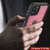 iPhone 12 Pro Max Waterproof IP68 Case, Punkcase [Pink] [StudStar Series] [Slim Fit] [Dirtproof] (Color in image: Light Green)