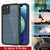iPhone 12 Pro Max Waterproof IP68 Case, Punkcase [Clear] [StudStar Series] [Slim Fit] [Dirtproof] (Color in image: Light Blue)