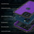 iPhone 12 Pro Max Waterproof IP68 Case, Punkcase [Purple] [StudStar Series] [Slim Fit] [Dirtproof] (Color in image: Teal)