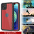 iPhone 12 Pro Waterproof IP68 Case, Punkcase [Red] [StudStar Series] [Slim Fit] (Color in image: Purple)