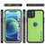 iPhone 12 Pro Waterproof IP68 Case, Punkcase [Light green] [StudStar Series] [Slim Fit] [Dirtproof] (Color in image: White)